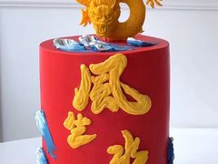 -咖咖熊蛋糕定制·英国蓝风车动物性淡奶油