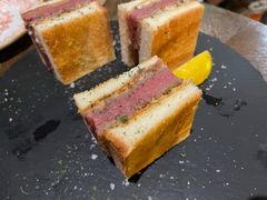 纯血黑安格斯谷饲牛西冷三明治-salée