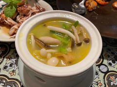 虾滑菌菇汤-芳满庭·江浙小馆(1912店)