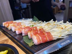金针菇五花肉-九田家黑牛烤肉料理(西溪龙湖天街店)