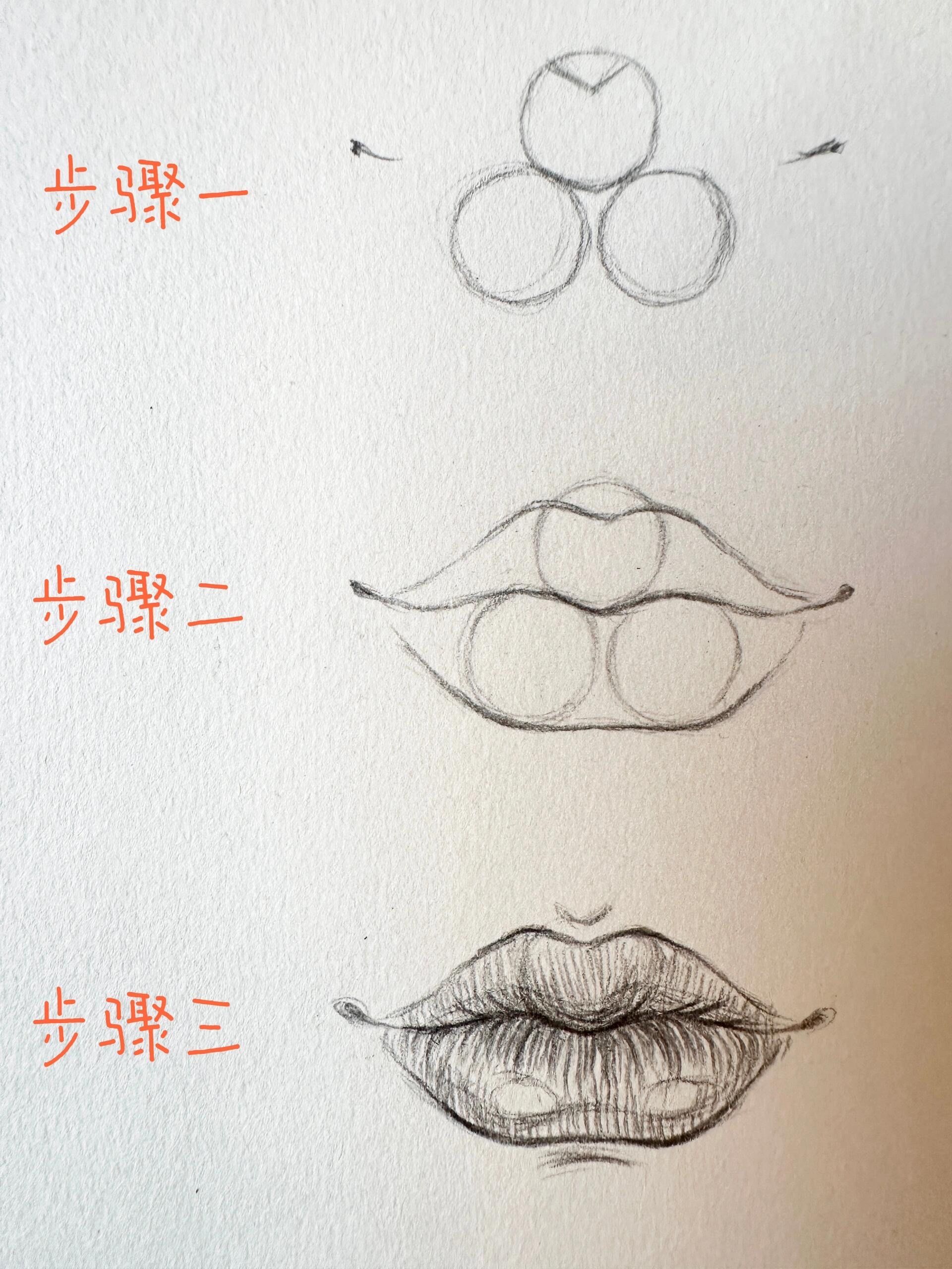 五官教程 三步学会画五官