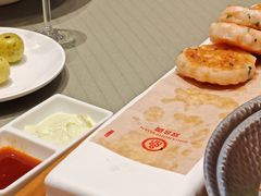 香煎虾饼-双合园·海鲜水饺青岛菜(品牌首店)