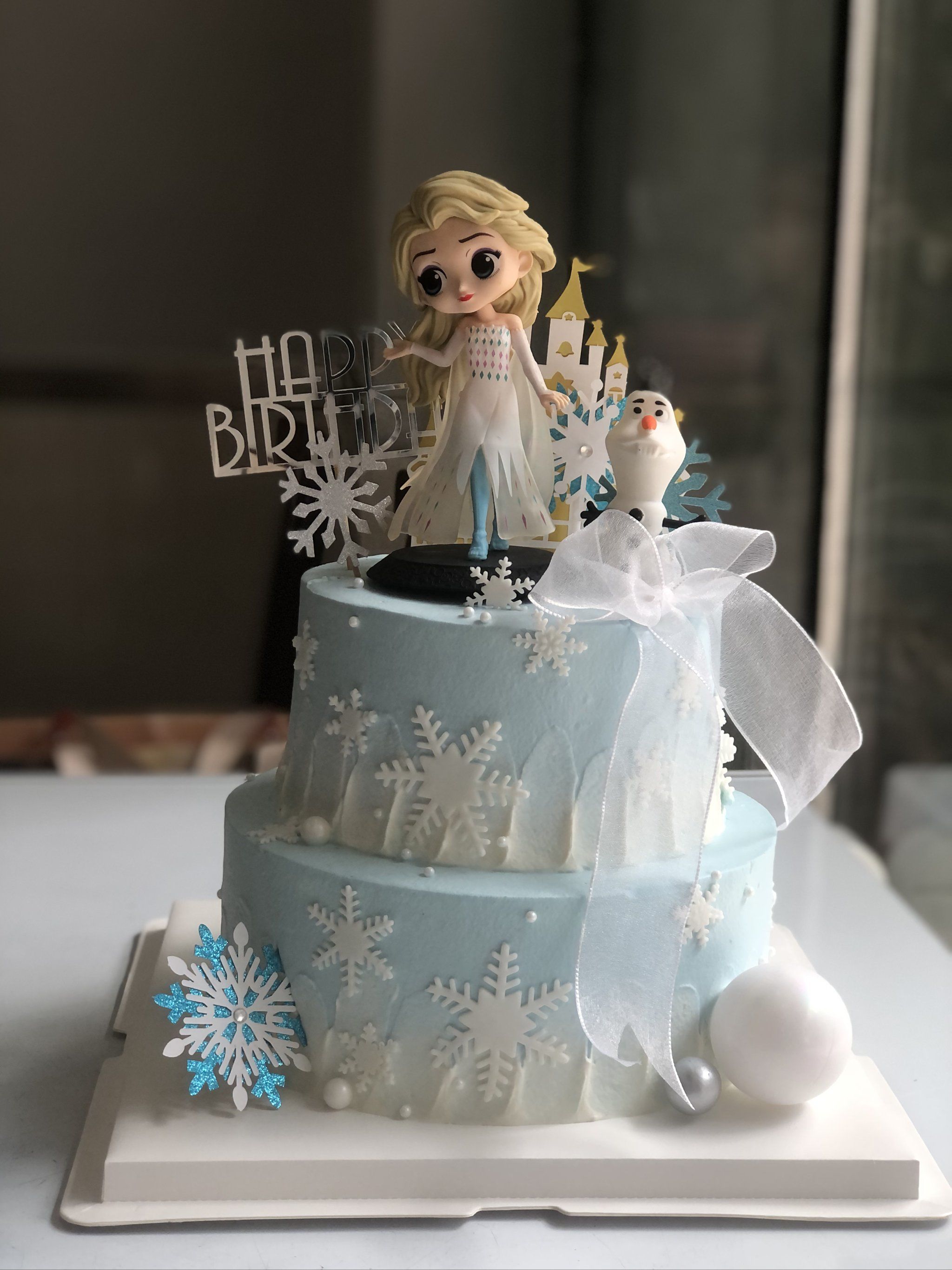 爱莎公主生日蛋糕