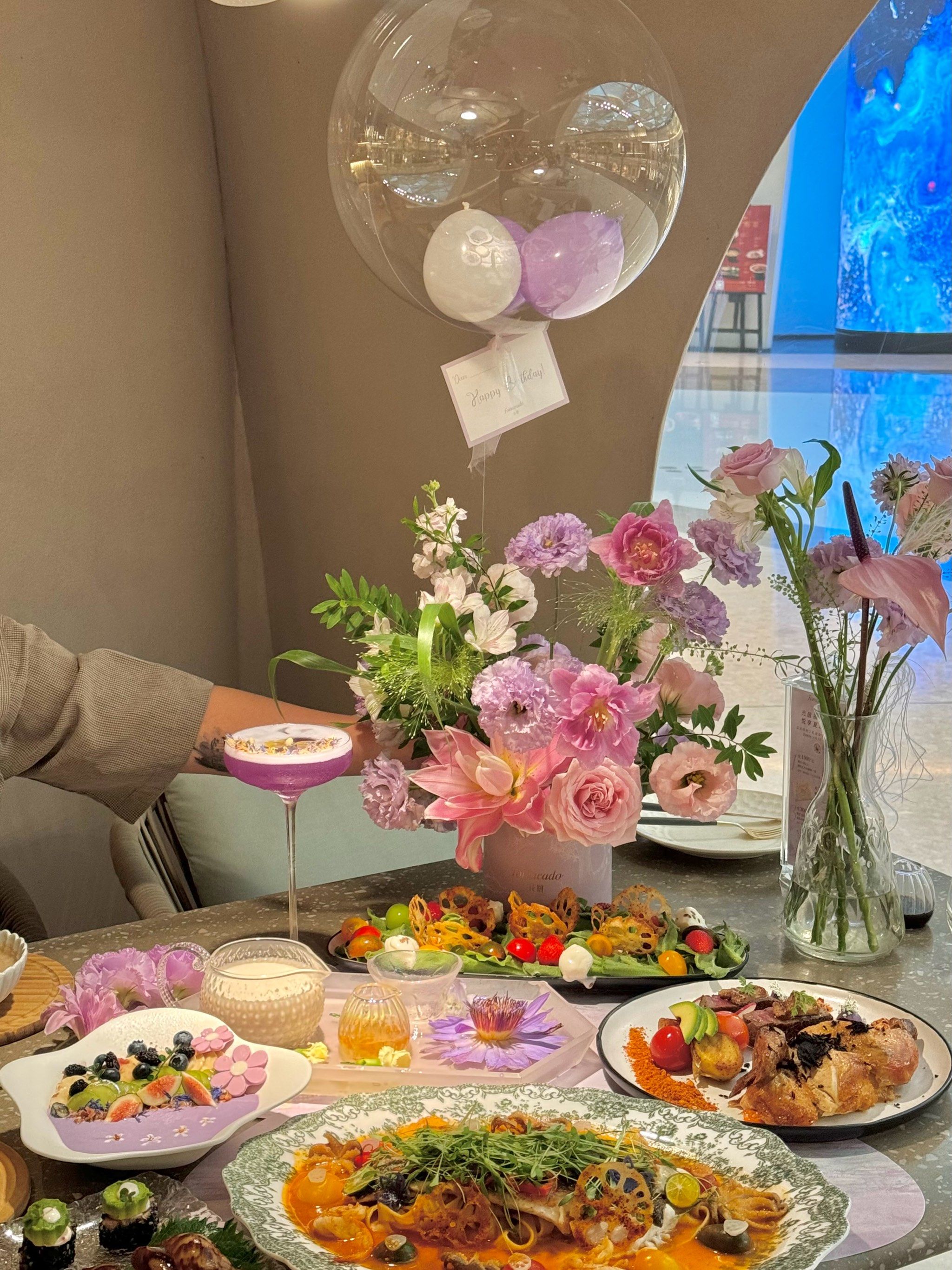 上海的!花厨新菜单真的好美啊