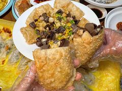 -东来菜馆•手抓海鲜家常菜•海鲜锅贴(鸽子窝店)