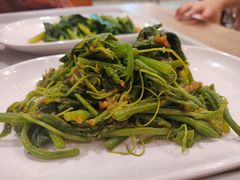 虾酱空心菜-了凡油鸡饭·面(台北101店)