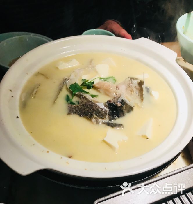 綠茶餐廳(虹口龍之夢店)-豆腐魚奶湯-菜-豆腐魚奶