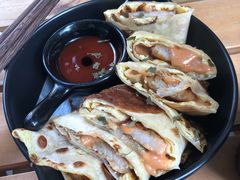 豬排蛋餅-甘单茶事小馆(洋河店)