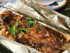酱烤活鲈鱼-新白鹿餐厅(虹桥南丰城店)