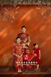-时光纪亲子全家福照相馆(静安店母女写真父母纪念照)