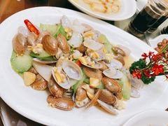 丝瓜炒油蛤-龙宫海鲜楼(长乐漳港店)