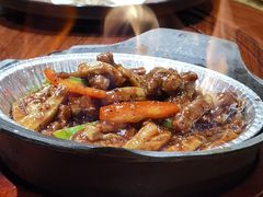 铁板黑椒火焰牛柳-京味张·北京烤鸭(天河南二路店)