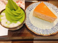 白玉子抹茶冰淇淋-羽至金时(柏威年店)