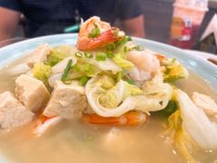 鲜虾白菜炖冻豆腐-渔娘渔家丹东海鲜(东直门店)