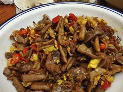 鸡杂炒蛋-文婷阁土菜馆