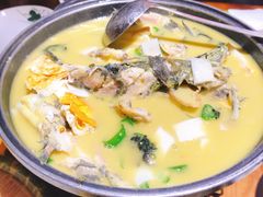 豆浆煮黄鸭叫-爷爷的土钵菜(街道口店)