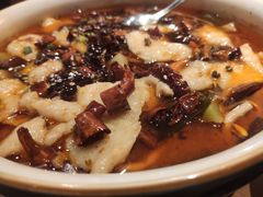辣子水煮黑鱼片-香园茶社·金陵小灶(老门东店)
