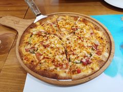 菜单左数第一款披萨-HELLO MUSAE 拾光缪斯餐厅·纯正希腊风味(苏州中心店)
