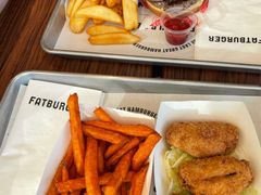 蘑菇牛肉汉堡-FATBURGER 特富客汉堡(外交公寓店)