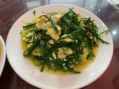 沙葱炒蛋-范记靖远羊羔肉(博物馆店)