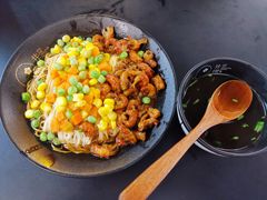 秘制小龙虾拌面-贡梅老面馆·蟹粉面·无锡特色小吃(南长街主推店)