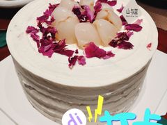荔枝玫瑰覆盆子蛋糕-山与蓝·轻糖鲜果蛋糕(勒泰店)