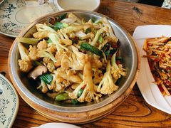 大盆有机菜花-呱呱叫民俗风味主题餐厅(沣峪口店)