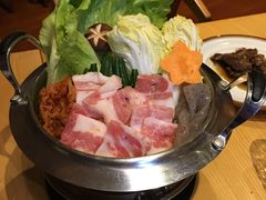 泡菜猪肉锅-广州增城保利皇冠假日酒店-玄日本餐厅