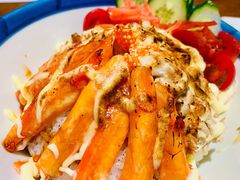 赤焰帝黄蟹腿金枪鱼盖饭-二丁目食堂(铁西万象汇店)