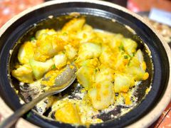 咸蛋黄啫丝瓜-涌煲记·蟹煲·砂锅海鲜·煲出宁波味(天一旗舰店)