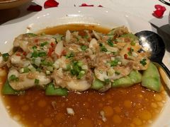 金蒜胜瓜蒸蚌仔-皇朝会.经典传统粤菜(外滩店)