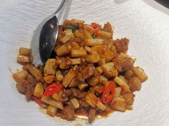 卜藕尖炒猪脚皮-润泽天·湘味家宴(岳麓山店)