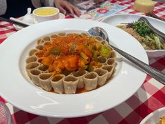 五种番茄浇汁莜面-西贝(无锡万象城店)