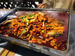 香辣味烤鱼-探鱼·鲜青椒爽麻烤鱼(北京路天河城店)