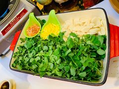 鸡汤金花菜面疙瘩-好福记饭店(红梅公园店)