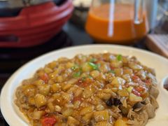 酸菜茄条扒莜面-紫泥369粗粮季(鼓楼店)