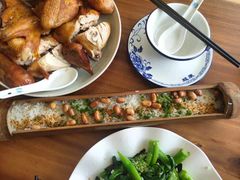 -竹语饭香·原生态农庄·烧鸡·竹筒饭·河鲜(森林海白水寨店)