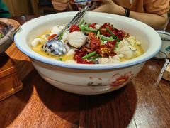 老坛酸菜龙胆鱼-食锦记家宴·闽南菜(开元盛世广场店)