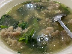 滑肉青菜汤-笑红饭庄