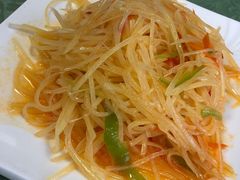 炝拌土豆丝-国庆烧麦馆