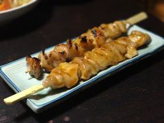烤鸡肉串-日本料理神拉面