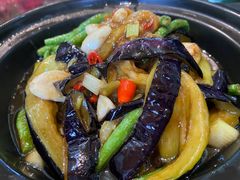 茄子豇豆-乐氏荤豆花