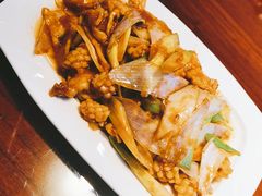 香葱爆三样-惠宾饭庄(中山路店)