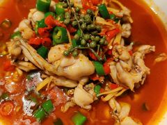 盐帮鲜椒仔姜蛙-小河盐帮·私家菜·烤鸭(三元桥·霄云路店)