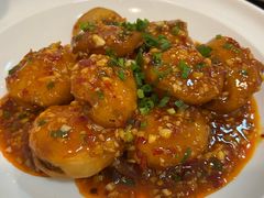 鱼香茄饼-永乐饭店