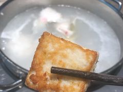 香煎鱼饼-淘米捞·米汤脆鲩鱼火锅(福田皇岗店)