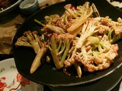 干锅有机花菜-老头儿油爆虾·知味杭州(爱琴海购物中心)