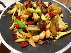 干锅有机菜花-湘与香缘·湖南菜(王府井北京市百货大楼店)