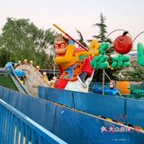 户外游乐园的快乐！