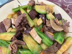 时菜炒鹅杂-鹅香阁私房菜(一鹅五味)